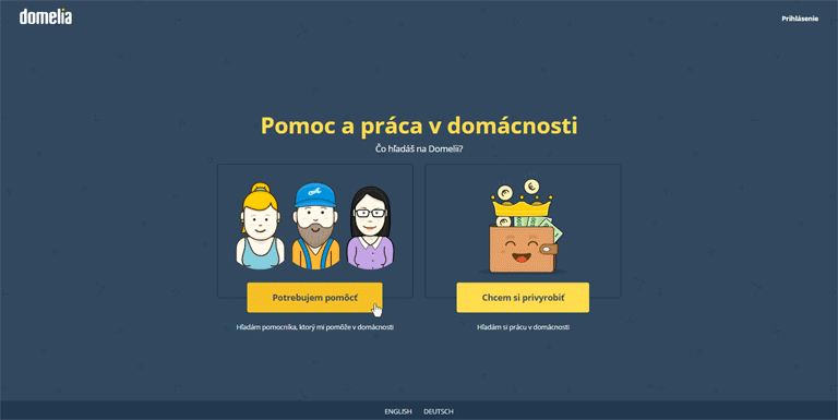 Rozdelovač - Tvoja praca a pomoc v domácnosti - Domelia.sk
